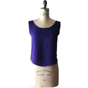 Vintage 80’s Purple Sleeveless Top